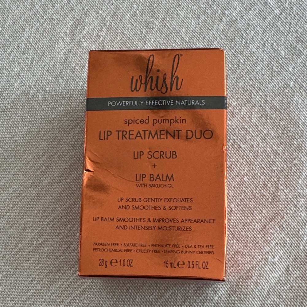 Whish Spiced Pumpkin Lip Treatment Duo - Warm Orange